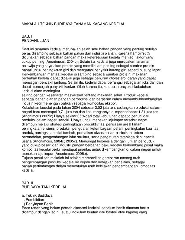 Doc Kacang Kedelai Senja Yuniyarsih Academia Edu