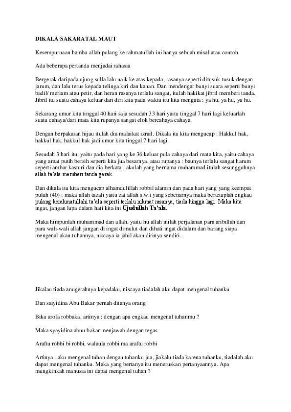 Doc Makrifat 4 Kitab Barencong Eka Priyatma Academia Edu