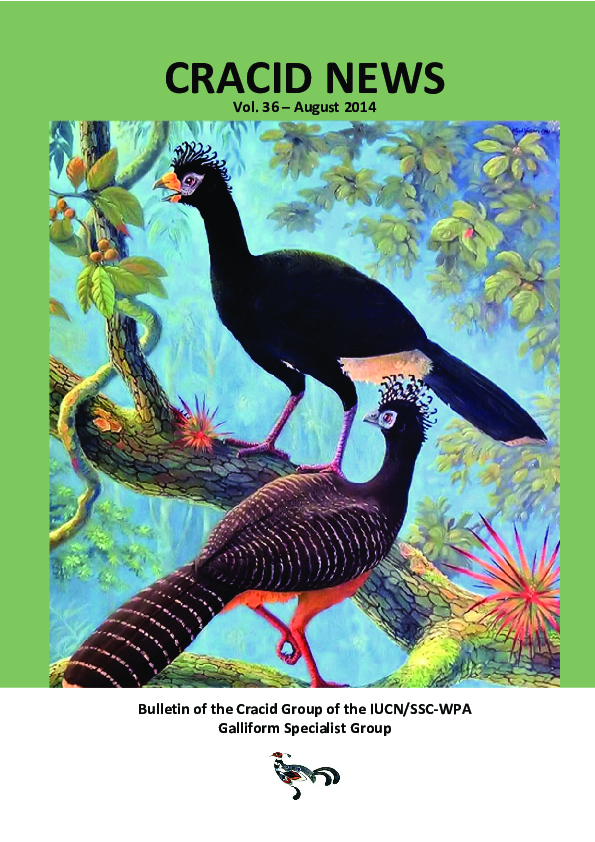 (PDF) Cracid News. Bulletin of the Cracid Group. Galliformes Specialist ...