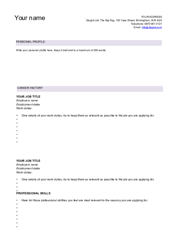 doc cv template download example 2 aalaa khalil abu dayjob cv templates