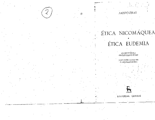 (PDF) Etica Nicomaquea Aristoteles