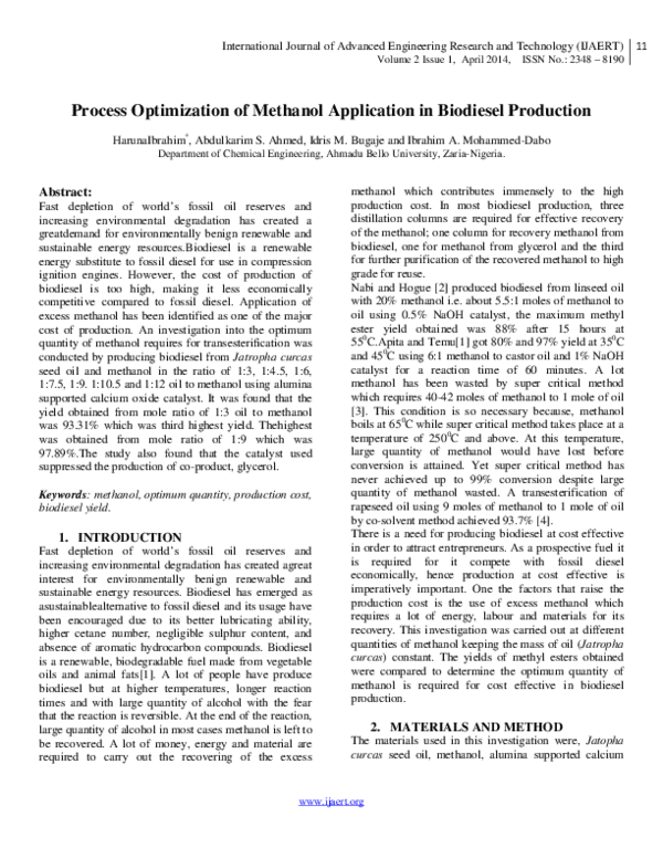 (PDF) Economic Evaluation of Continuous Heterogeneous Catalytic ...