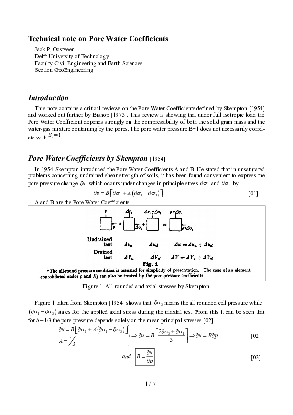 (PDF) Technical note