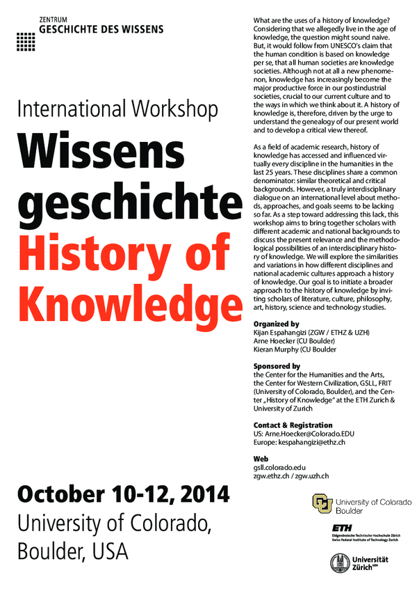 (PDF) History of Knowledge Arne Hoecker Academia.edu