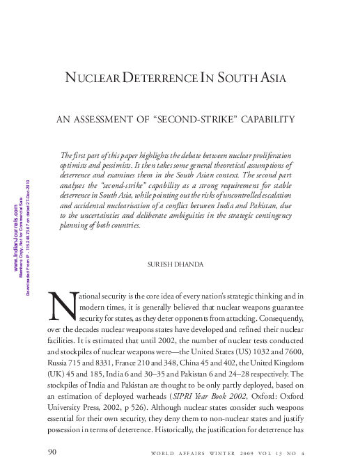 Current us nuclear weapons policy picture