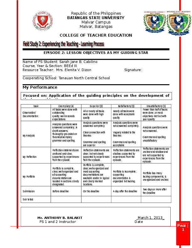 Cooperating school tanauan north central school essay picture