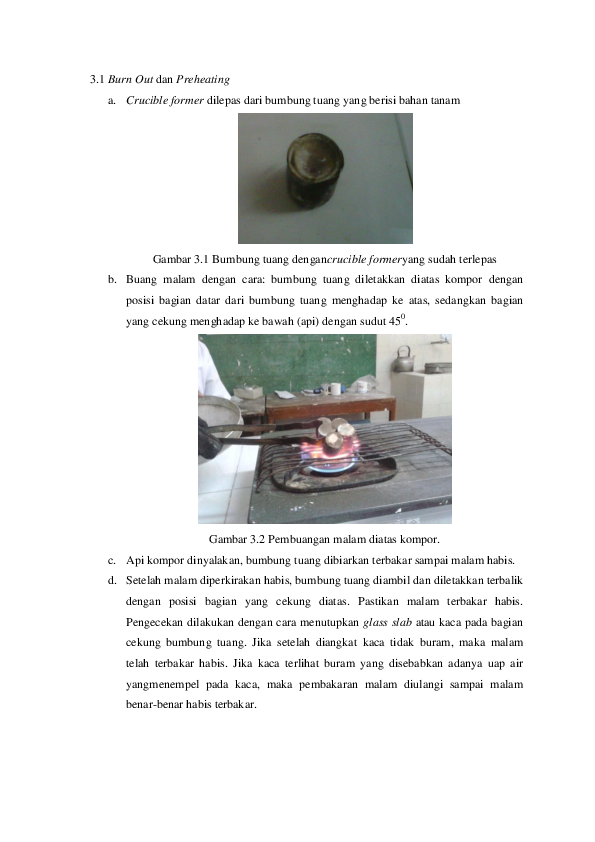 (DOC) Burn Out dan Preheating | ryan kusuma - Academia.edu