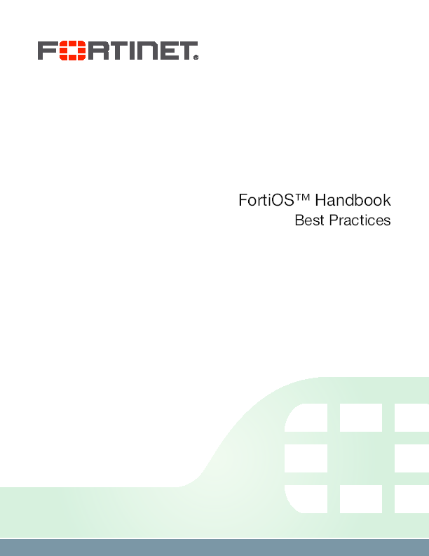  PDF Fortinet Best Practices 52 Felipe Abastante Academia edu