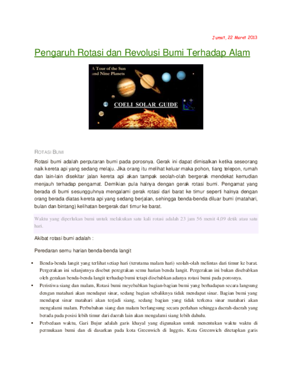 Waktu Yang Diperlukan Bumi Untuk Satu Kali Mengelilingi Matahari Disebut Coba Sebutkan