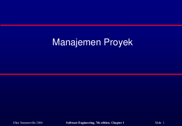 (PPT) Manajemen-Proyek
