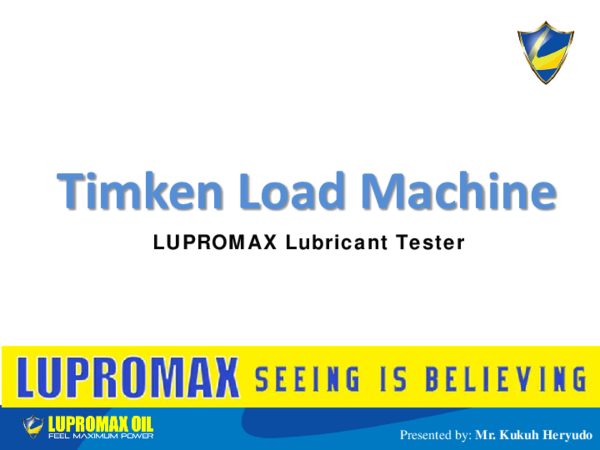 (PDF) Timken Load Machine