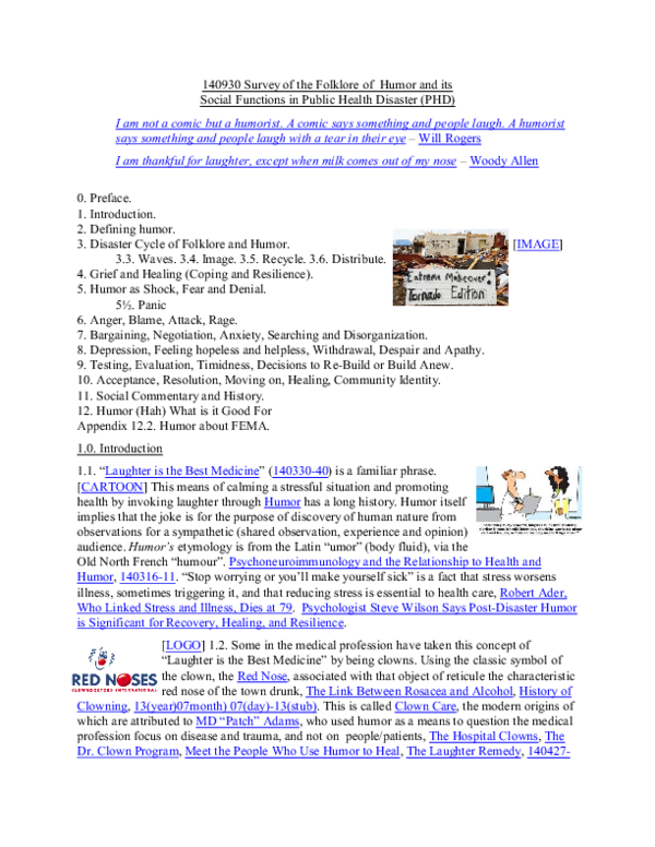 (PDF) Pandemic Humor