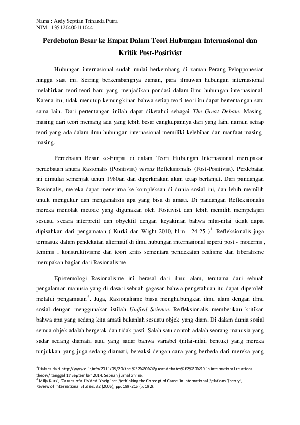 Pengertian hubungan internasional image