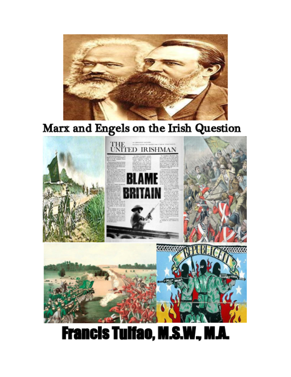 (PDF) Marx and Engels on the Irish Question
