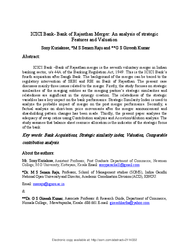 Bank mergers fdic image