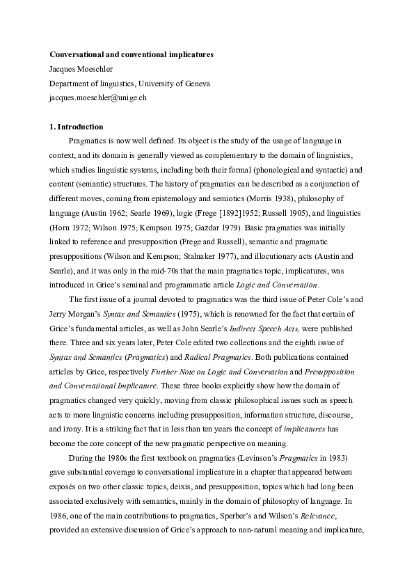conventional implicature definition and examples