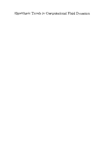 Algorithmic Trends in Computational Fluid Dynamics