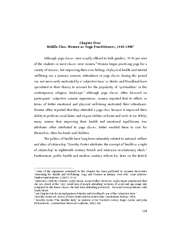 (PDF) A Social History of Yoga and Ayurveda in Britain, 19501995
