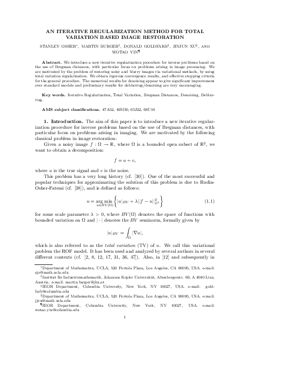 (PDF) An Iterative Regularization Method for Total Variation-Based ...