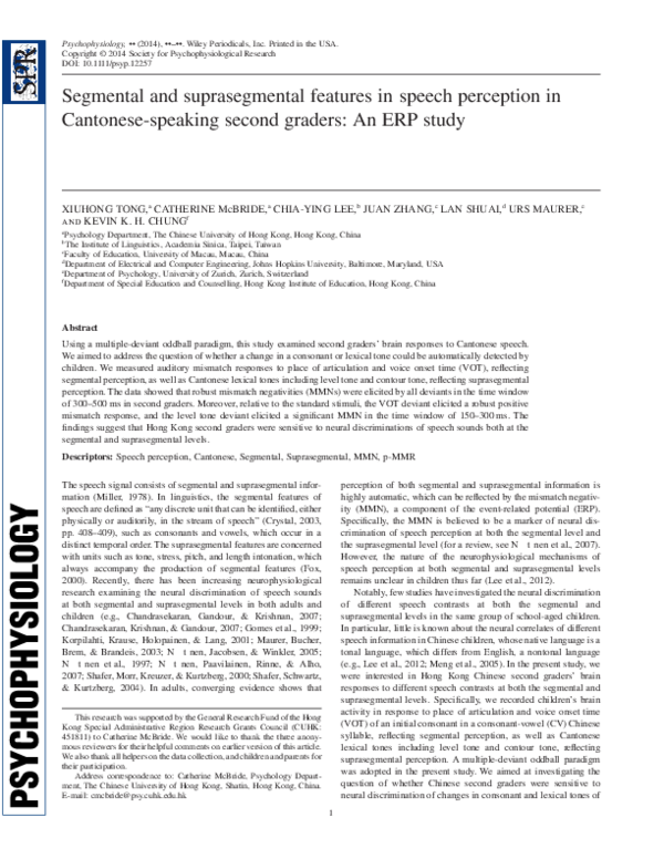 Suprasegmental features examples picture