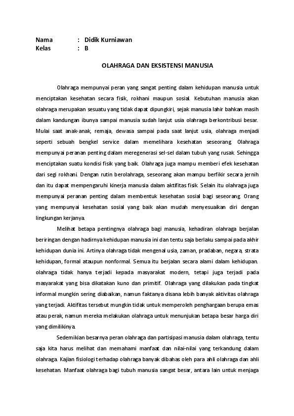 Pengertian Filsafat Olahraga Menurut Para Ahli