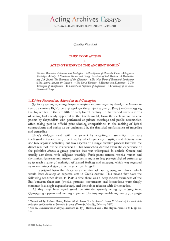 Plato ion summary picture