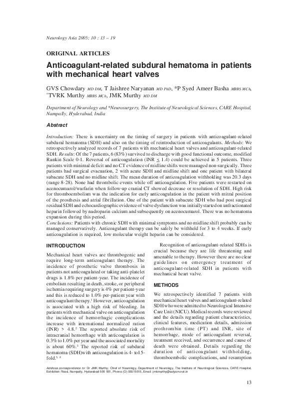 Heparin anticoagulant image