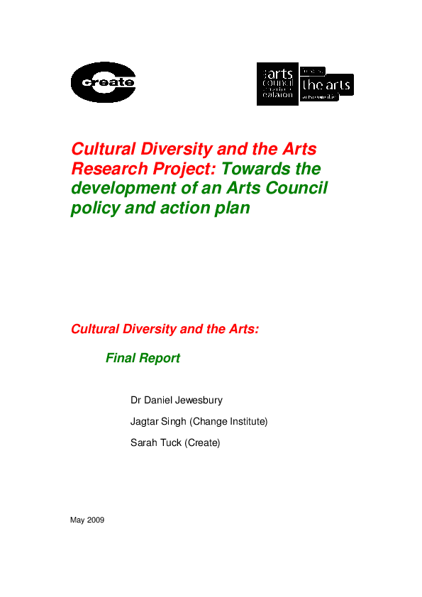 (PDF) Cultural Diversity and the Arts