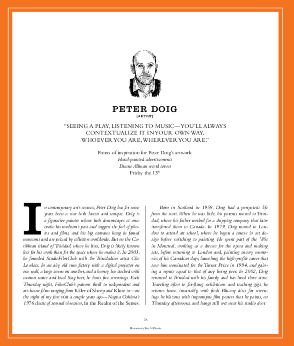 (PDF) An Interview with Peter Doig (artist)