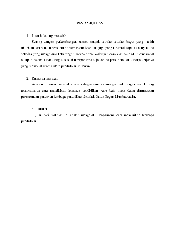 Permasalahan Sarana Dan Prasarana Pendidikan Sekolah