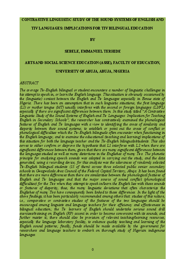 A Contrastive Study of Responsibility Contrastive Pragmatics