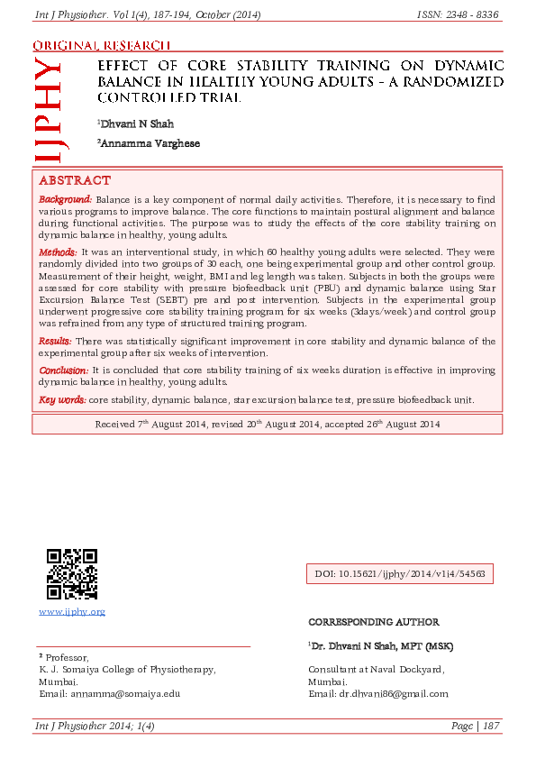 Core stability muscles image