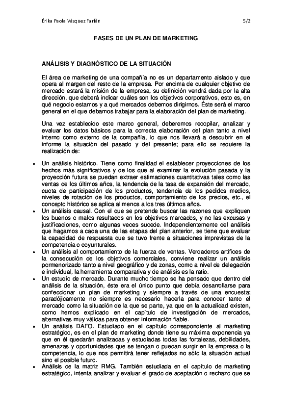 (DOC) FASES DE UN PLAN DE MARKETING