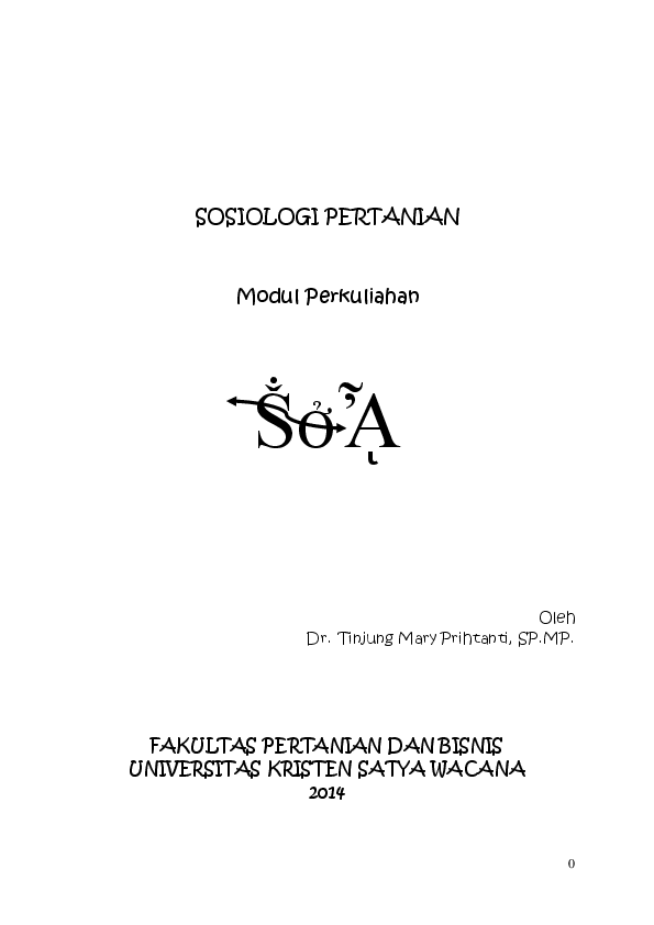 Sosiologi Pertanian Research Papers Academia Edu