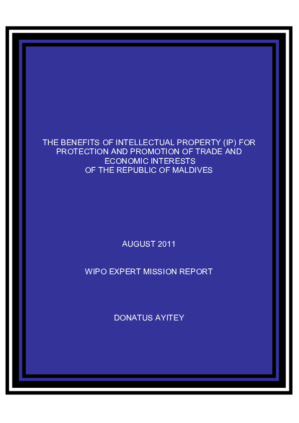 (PDF) THE BENEFITS OF INTELLECTUAL PROPERTY (IP) FOR PROTECTION AND ...