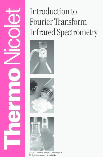 (PDF) Introduction to Fourier Transform Infrared Spectrometry