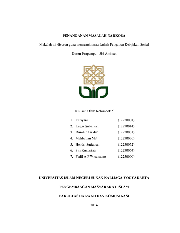 Pentingnya Pendekatan Holistik dalam Penanganan Masalah Narkoba