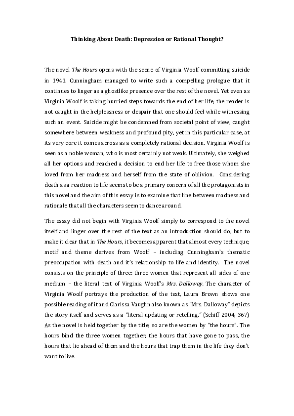 Rational thinking essay picture