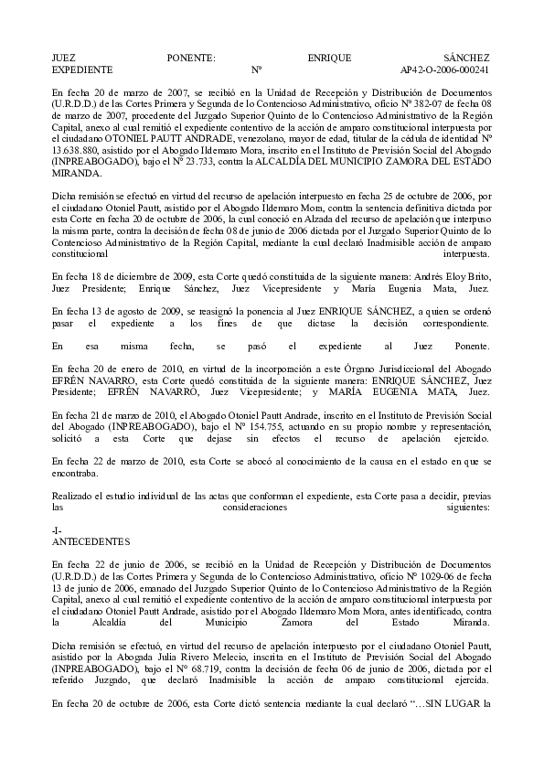 Doble grado de jurisdiccion venezuela Fermin