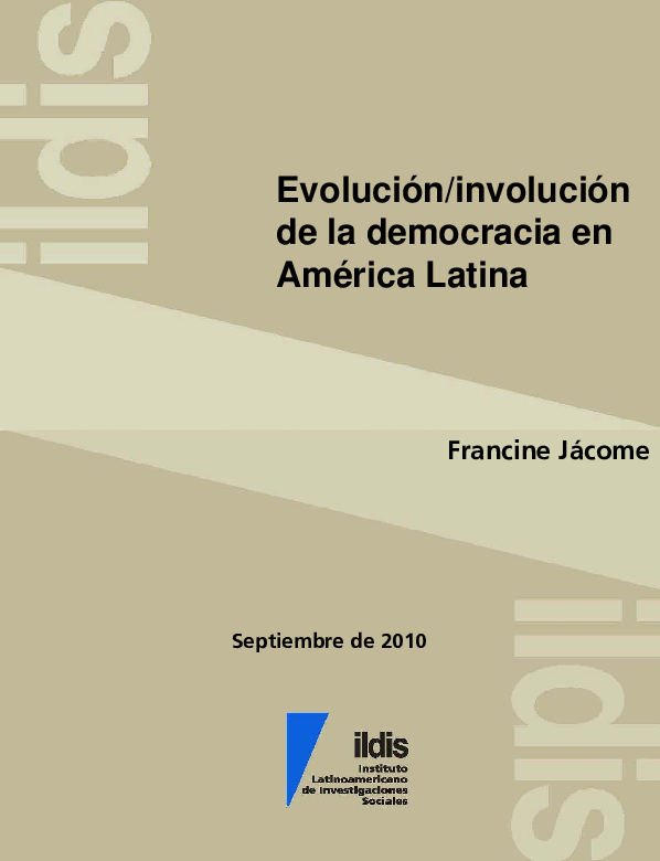 (PDF) Evolución/involución de la democracia en América Latina