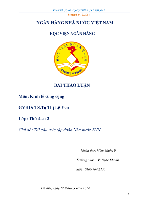 First page of “KINH TẾ CÔNG CỘNG”