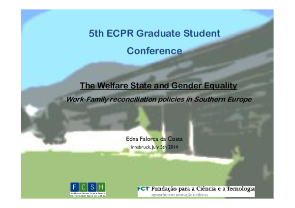 (PDF) The Welfare State and Gender Equality - Work-Family ...