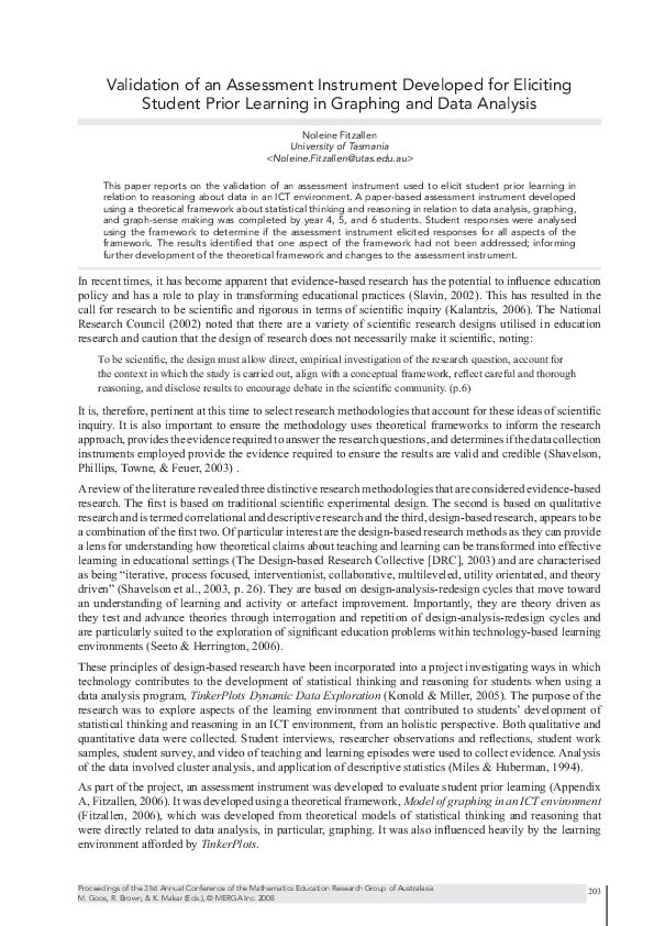 (PDF) Validation of an Assessment Instrument Developed for Eliciting ...