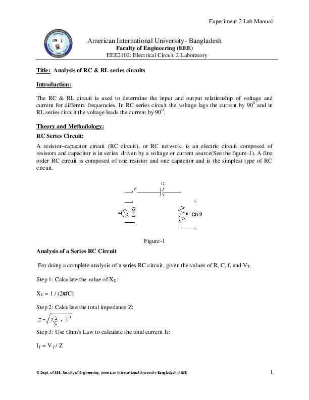 Electrical Circuits And Simulation Lab Manual Pdf Wiring Diagram