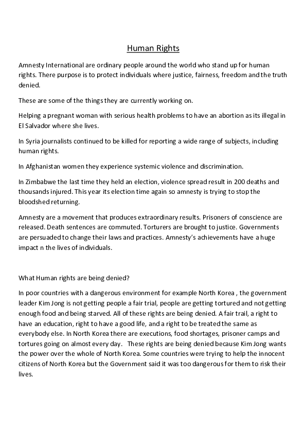 (DOC) Human rights