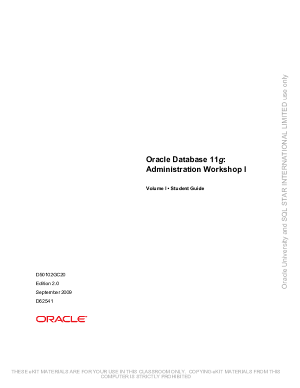 Expert Oracle Database 11g Administration Pdf