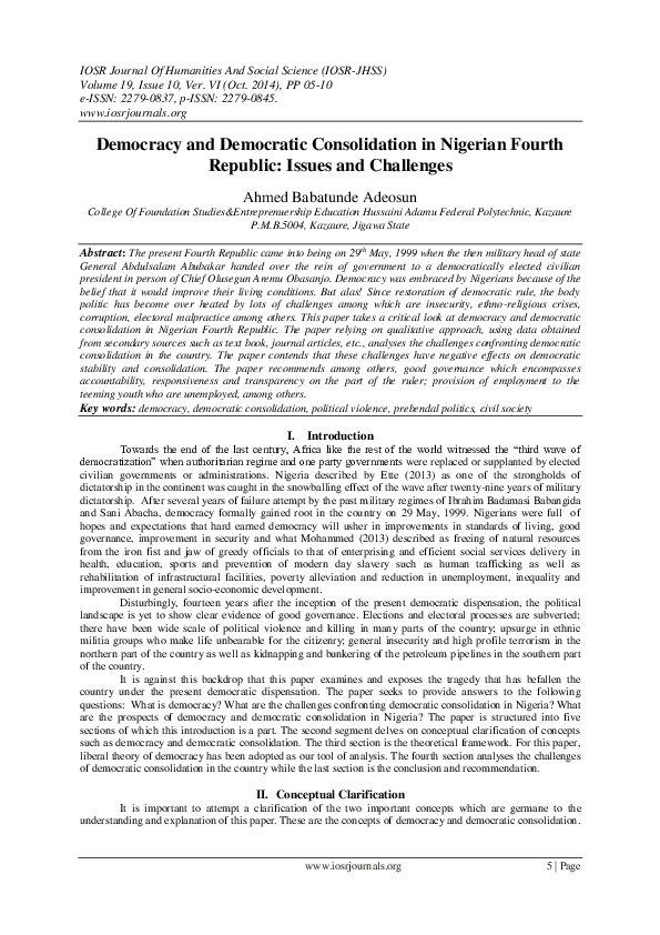 Democratic consolidation essay 08 image