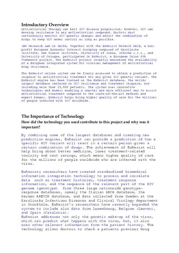 (DOC) Introductory Overview The Importance of Technology
