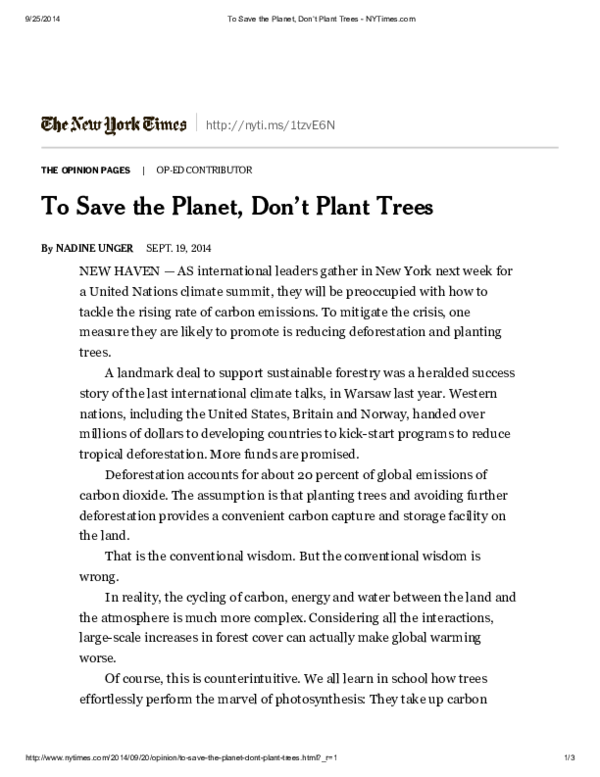 (PDF) To Save the Don’t Plant Trees NYTimes 20140919 Zhang