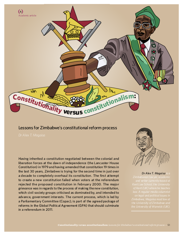 Zimbabwe Draft Constitution Pdf